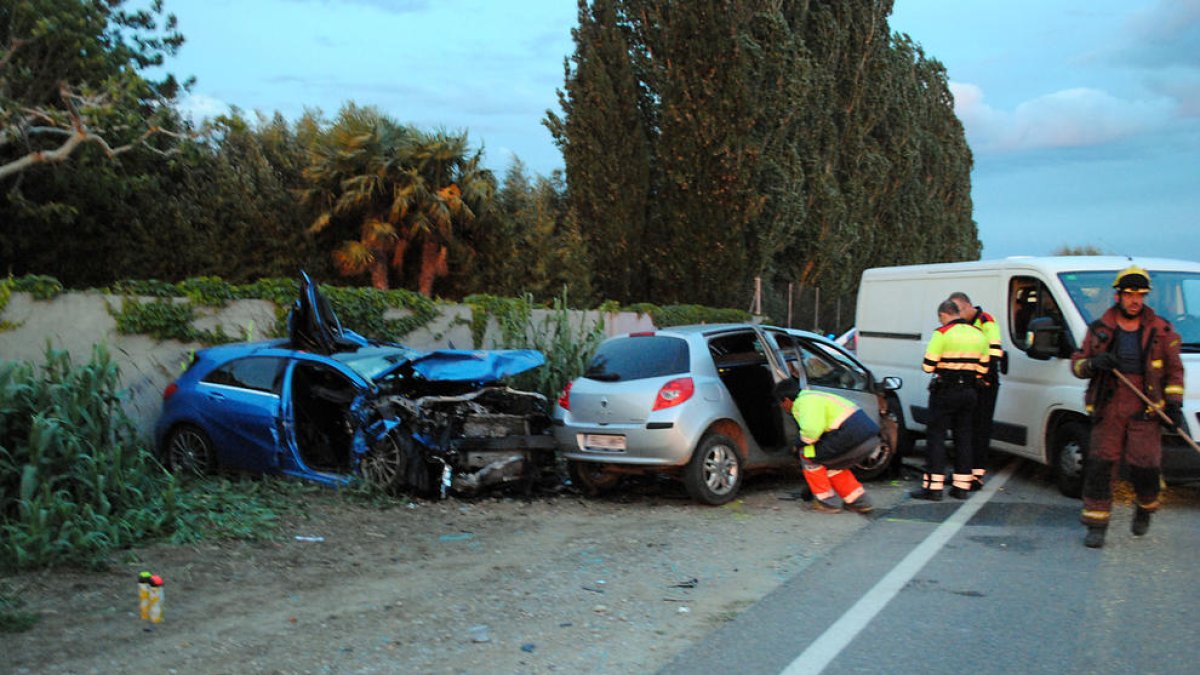 L’accident es va produir al Poal a la carretera al Palau d’Anglesola.