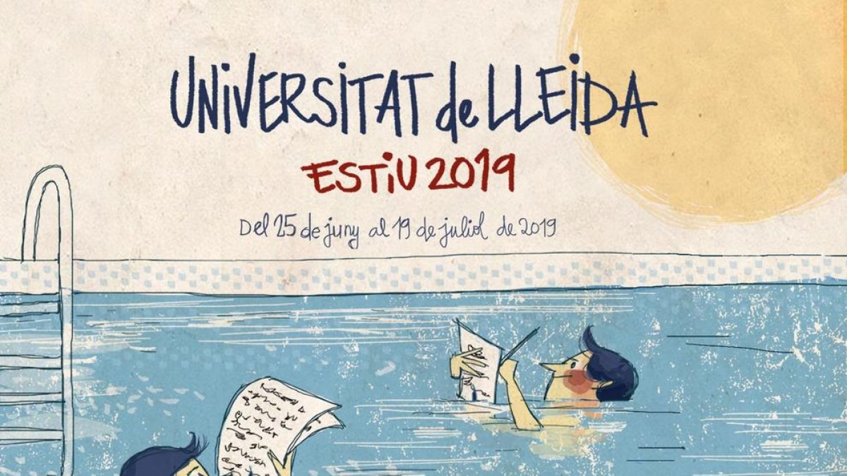 El cartell de la 27a edició de la Universitat d'Estiu de la UdL.