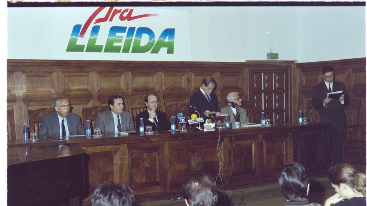 Momento del fallo del jurado de la primera edición del Pica d’Estats, hace treinta años. 