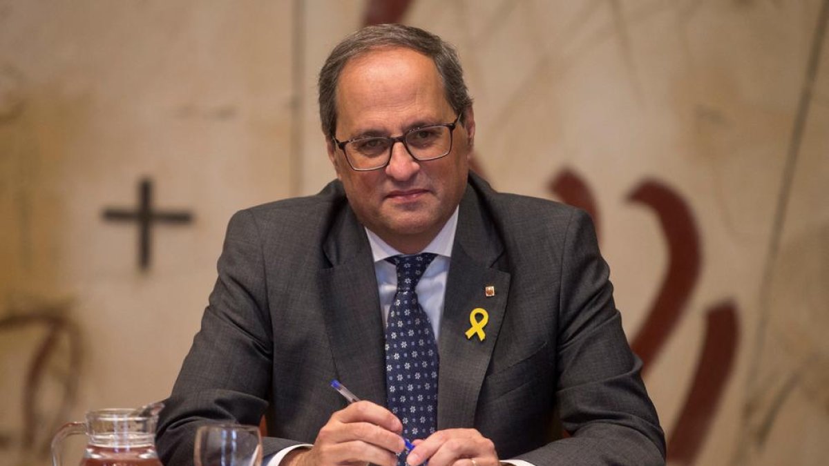 El president de la Generalitat, Quim Torra,.