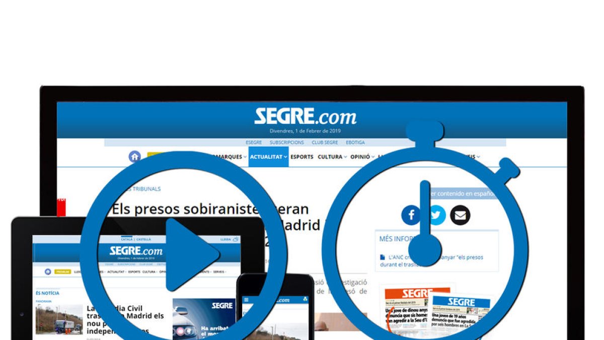 SEGRE.com ya tiene preparada su infraestructura para el juicio. 