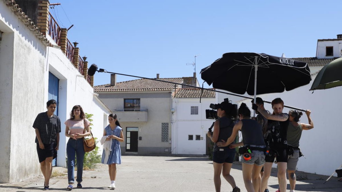 Rodatge a Gimenells de ‘Las niñas’, que s’estrenarà a la tardor.