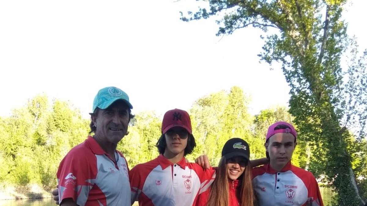 Els representants del Sícoris Club a Aranjuez.