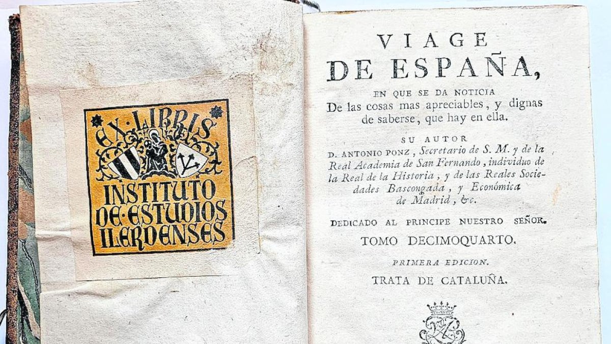 L’exlibris de l’IEI lluu a la contraportada del llibre recuperat.