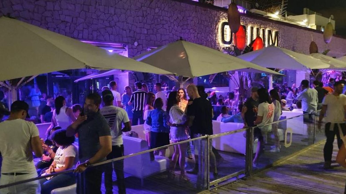 Imatges de la celebració a la discoteca Opium.