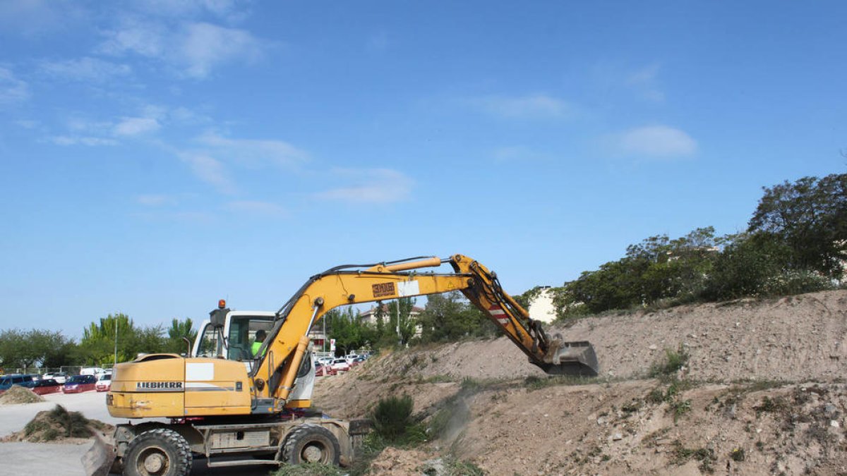 Tàrrega inicia les obres de millora del pàrquing de l'avinguda de l'Onze de Setembre