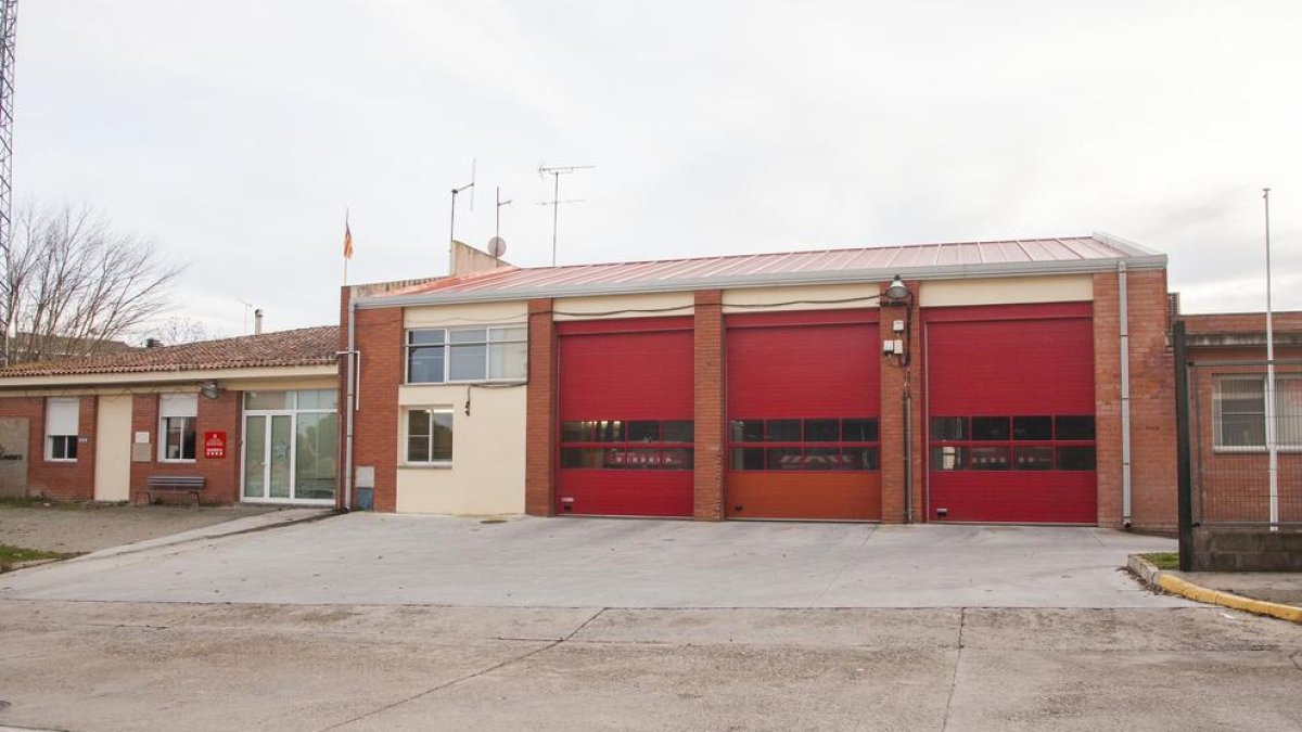 Imagen del parque de Bomberos de Mollerussa. 