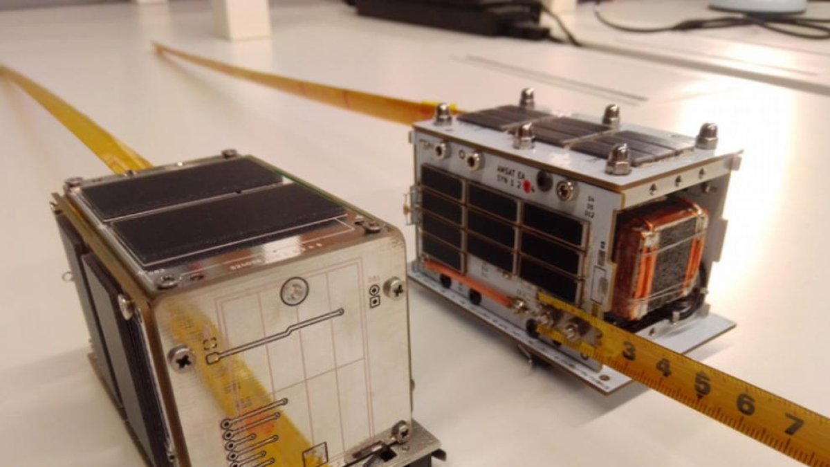 Un mini satélite diseñado por un instituto, en una imagen de archivo.
