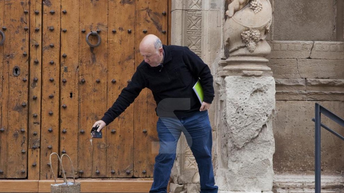 Josep Maria Font va renunciar a les seues parròquies ahir després d'oficiar missa a Sant Martí de Maldà.