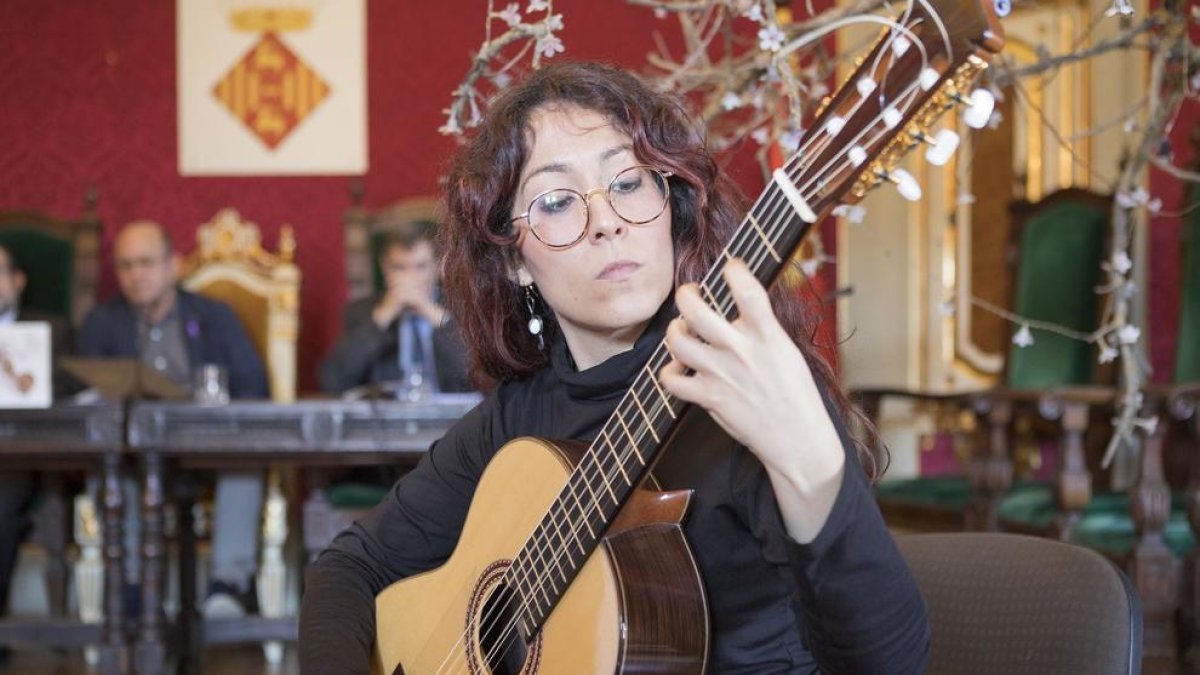La guitarrista de Guissona Maria Ribera.