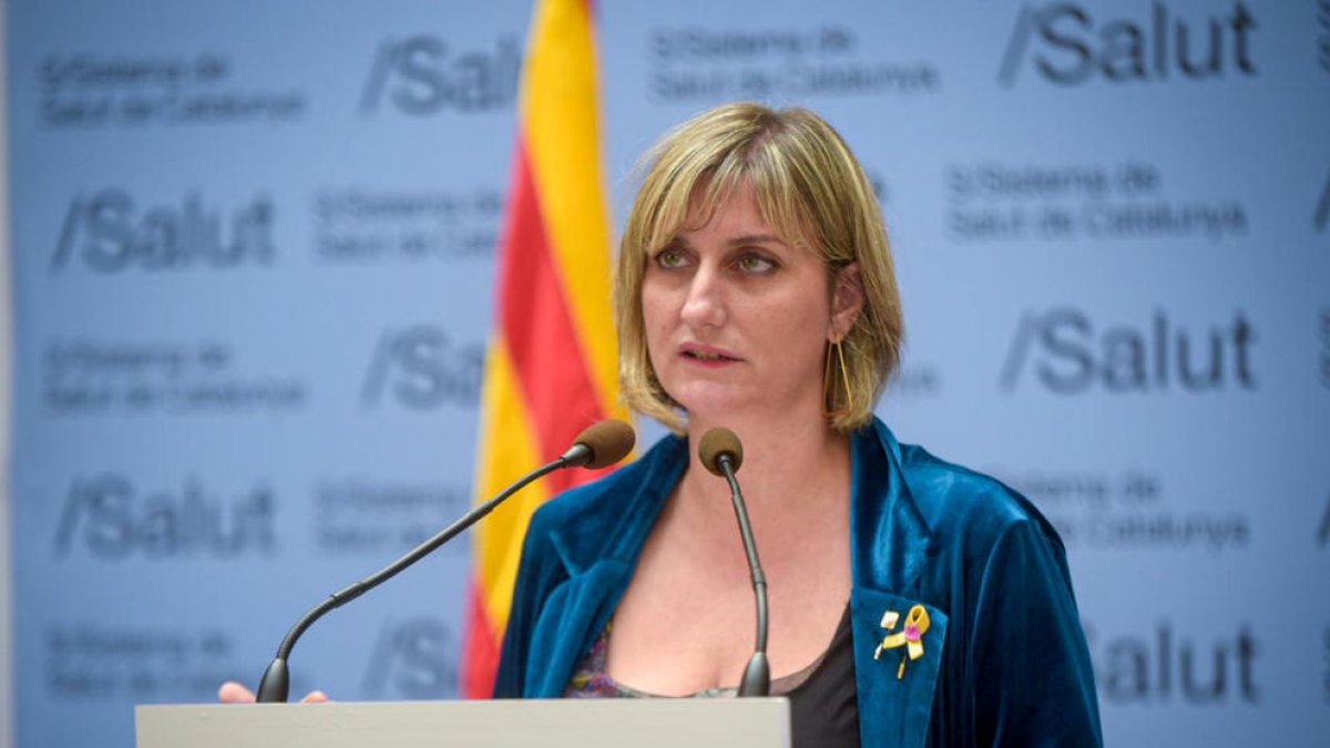 La consellera de Salud, Alba Vergés.