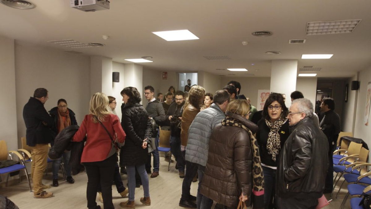 El sector crítico, en su última reunión en Lleida el pasado diciembre.