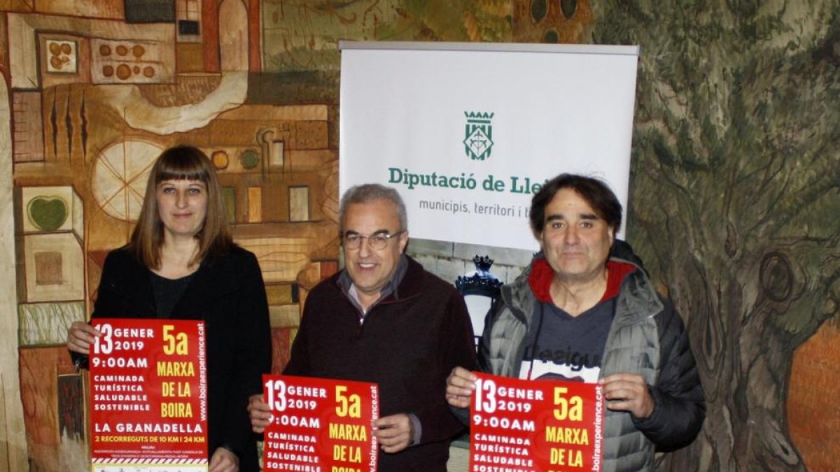 La Diputació de Lleida va acollir ahir la presentació de la marxa.