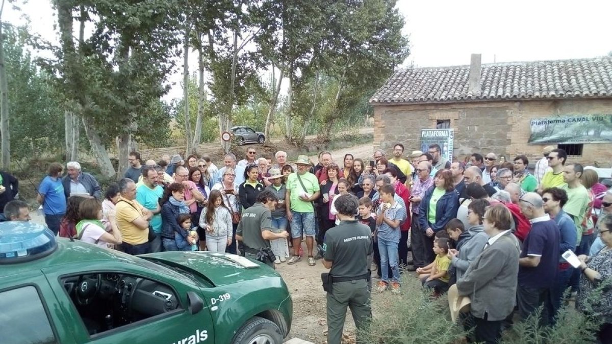 Imagen del acto del domingo en Penelles.