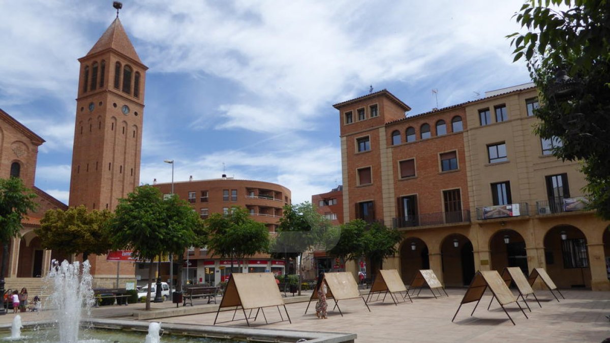 Imatge d'arxiu de la plaça Major de Mollerussa.