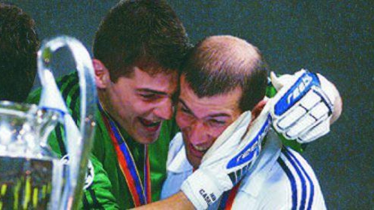Iker Casillas i Zidane, en la Novena.