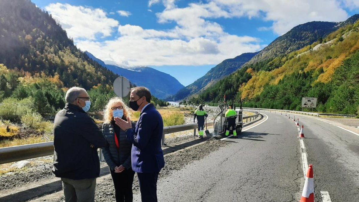 El subdelegat a Lleida, José Crespín, va visitar els treballs.