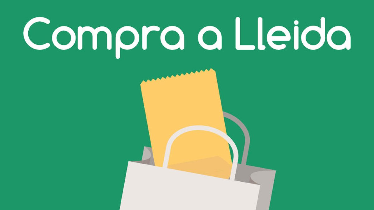 El cartel de la plataforma ‘Compra a Lleida’.