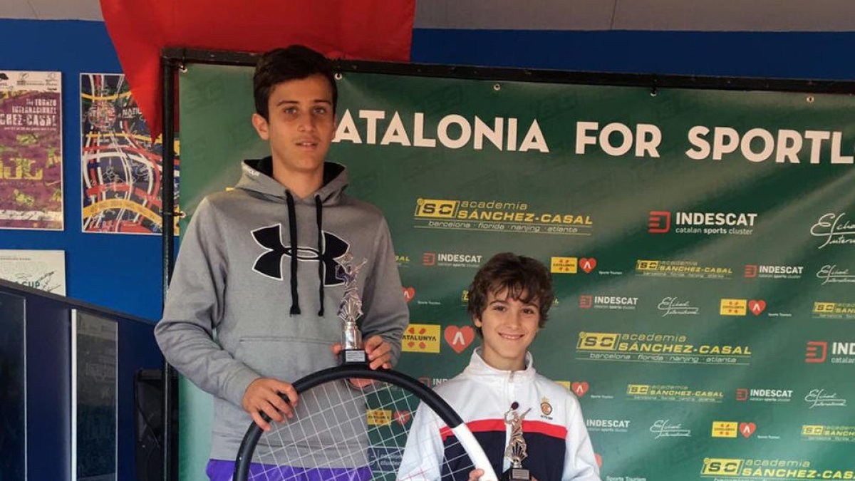 Álex Orán, campeón en la categoría infantil.