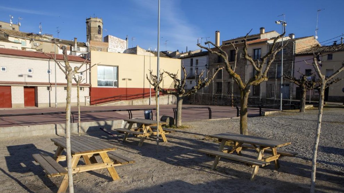 Imagen de la nueva zona de ocio que ha habilitado el ayuntamiento de Massoteres.