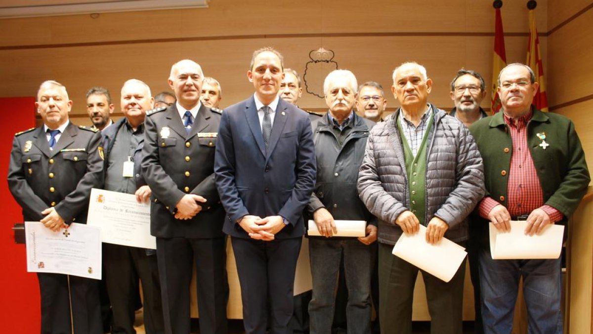 La Policía Nacional celebró ayer el 196 aniversario del cuerpo. 