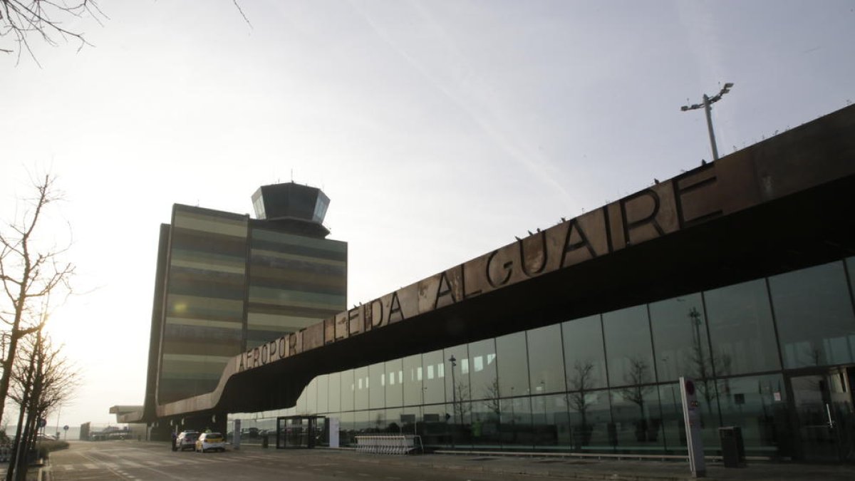 Imagen reciente del aeropuerto de Alguaire.