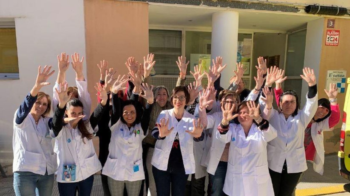 Professionals de l’Equip d’Atenció Primària d’Alfarràs-Almenar.