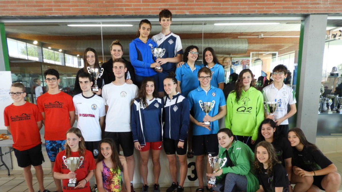 El CN Lleida gana el Provincial de natación