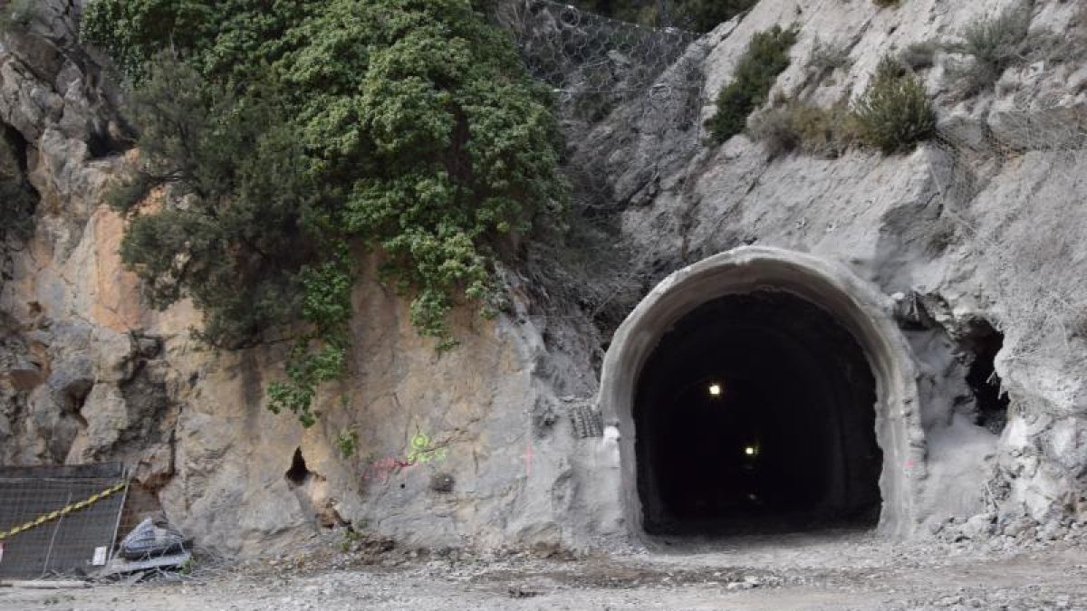 La primera galeria d’evacuació que s’ha perforat.