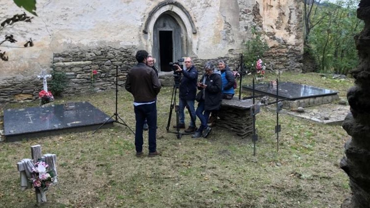 Grabación de la entrevista al historiador pallarés Pau Castell.