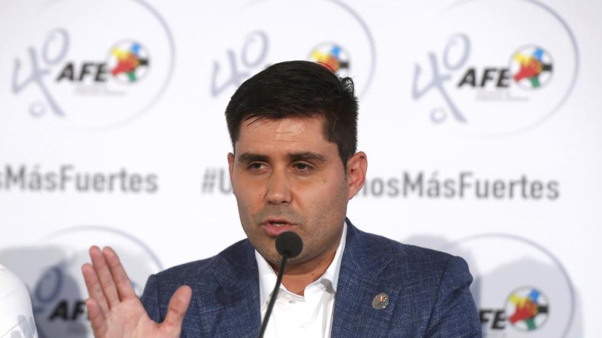 David Aganzo, presidente de la Asociación de Jugadoresefe.