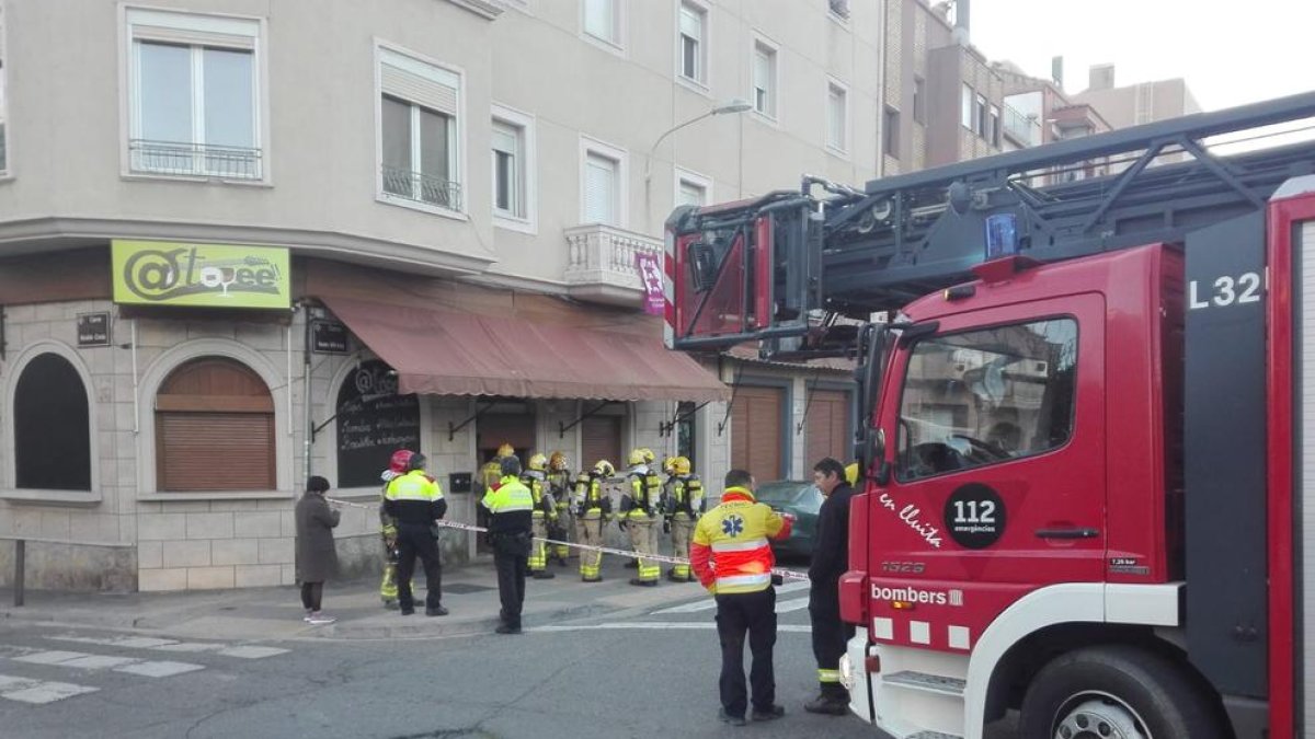 Falsa alarma de incendio en un restaurante de la calle Isaac Albéniz