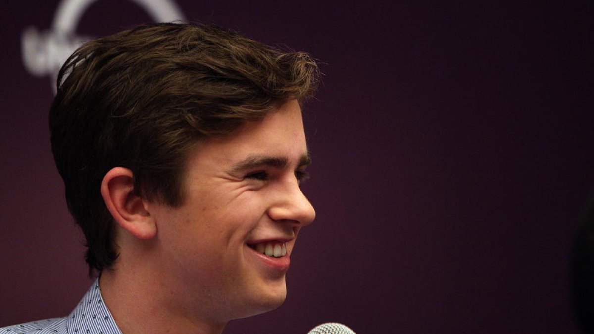 El actor inglés Freddie Highmore, popular por ‘The good doctor’.