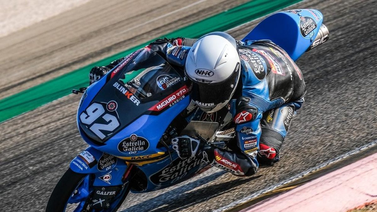 El pilot d'Alcarràs Diogo Moreira aspira a fer el salt a Moto3