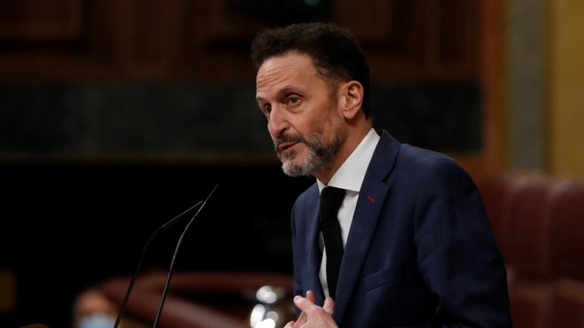 El diputado de Ciudadanos Edmundo Bal durante una intervención en el pleno del Congreso.