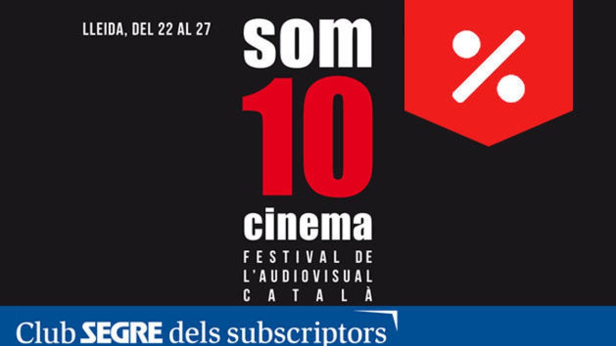 El cartell de la 10a edició del Festival de l'Audiovisual català, Som Cinema 2019.