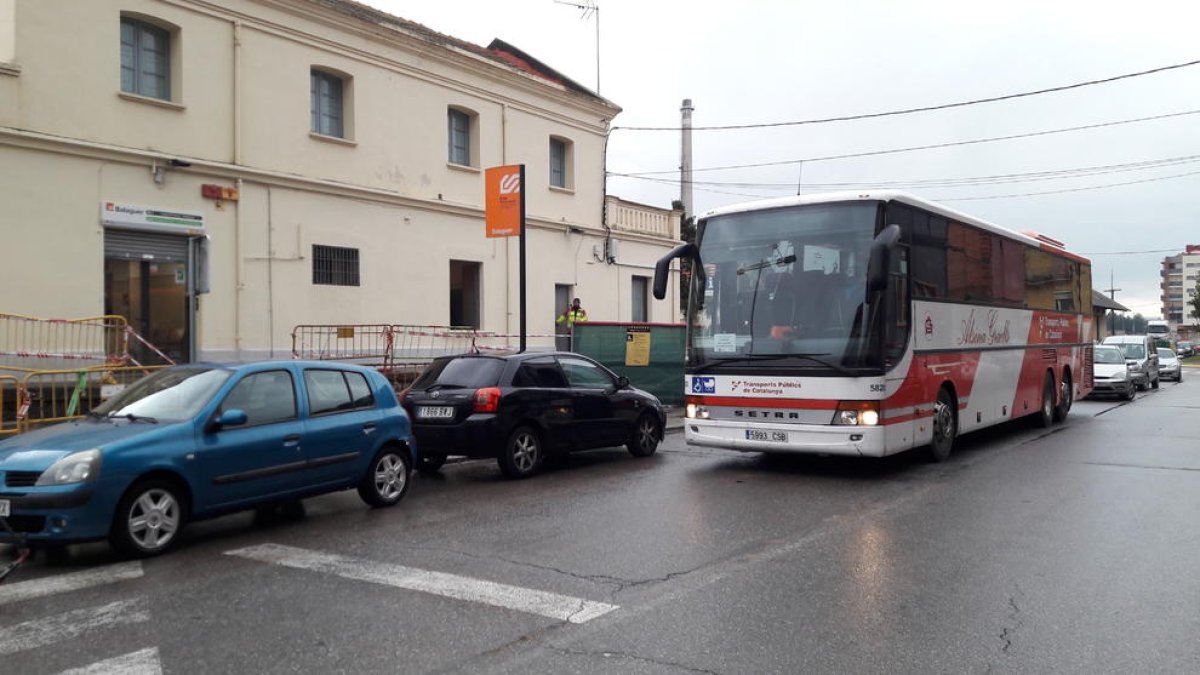 Imatge d’arxiu d’un bus a Balaguer per anar a la Pobla.