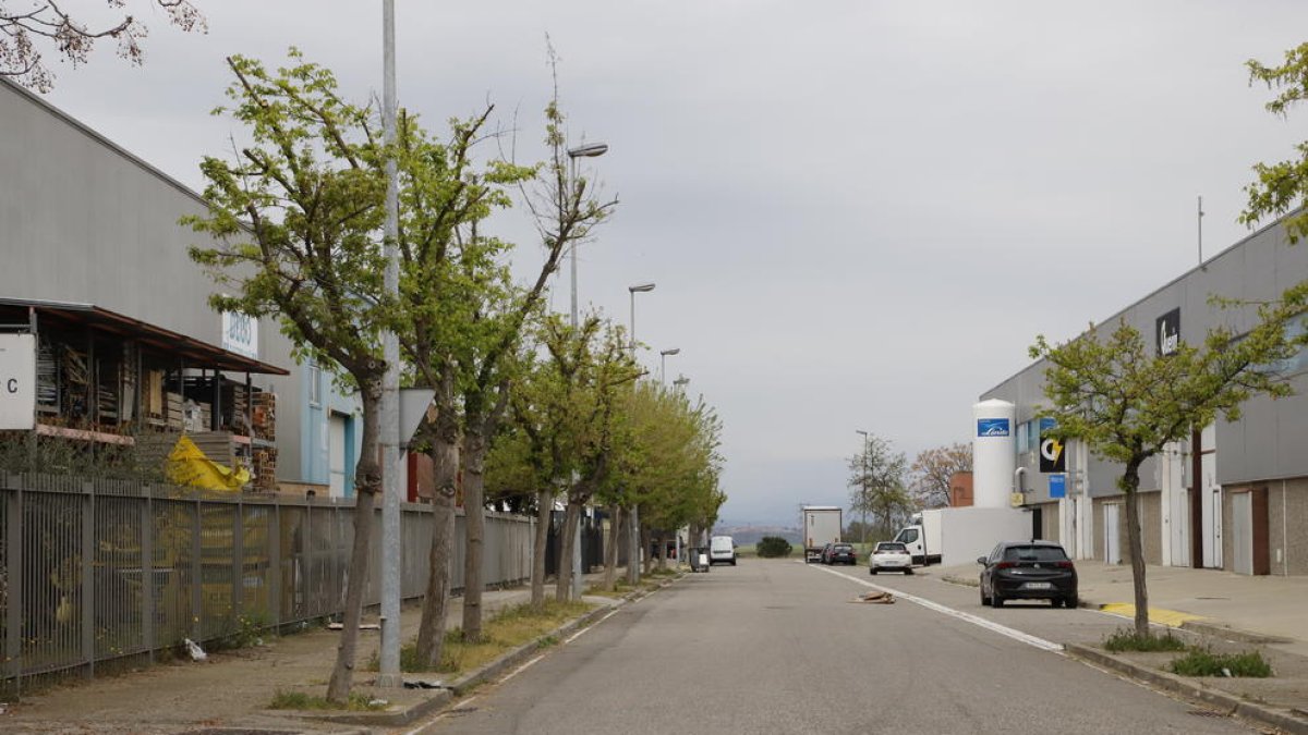 Imatge d’un dels polígons industrials de Lleida ciutat, on s’incrementarà l’activitat.