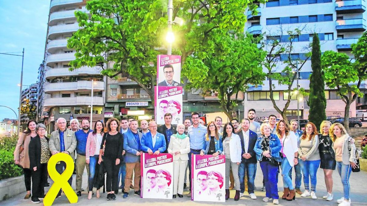 Acto esta pasada medianoche de Junts per Tàrrega.