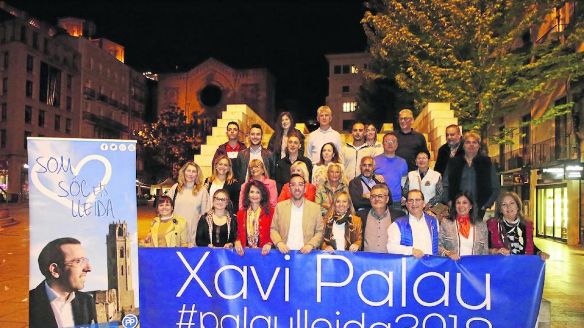 Acto esta pasada medianoche de Junts per Tàrrega.