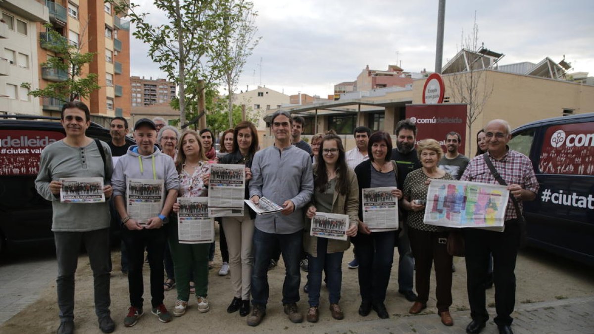 Acte aquesta passada mitjanit de Junts per Tàrrega.