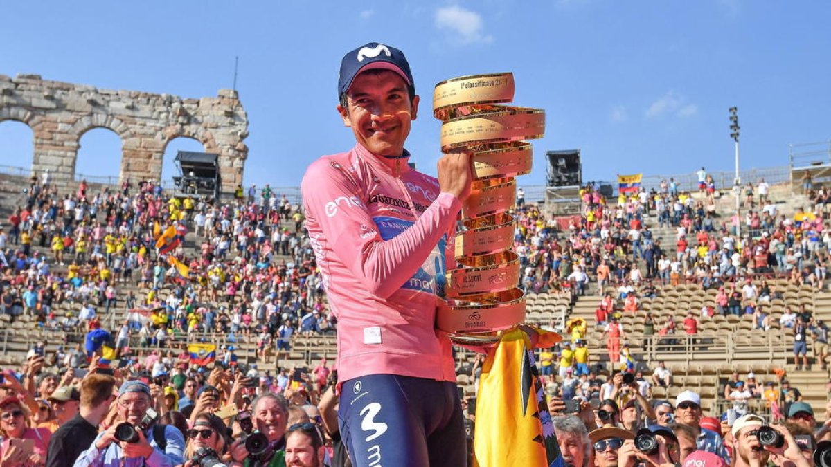 Richard Carapaz fue el último vencedor del Giro de Italia.