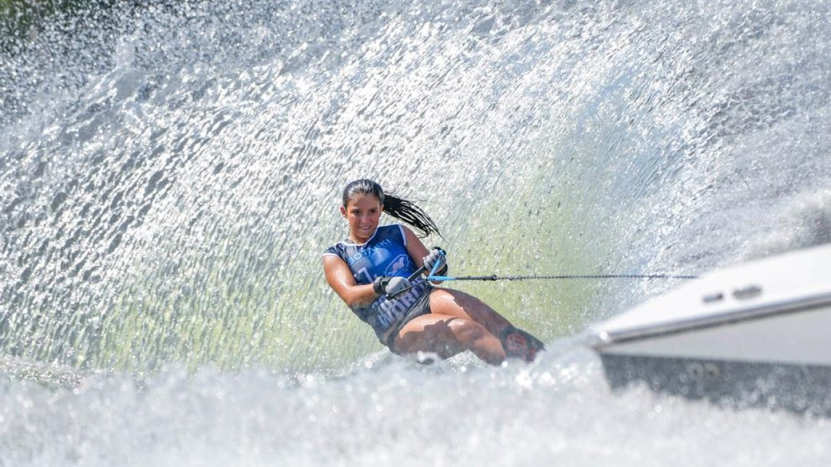 Patricia Escolar, del Club Esportiu Lleida Ski&Wake.