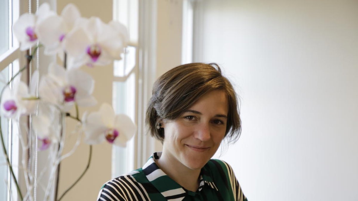 La cineasta Carla Simón, en abril del año pasado en Lleida.