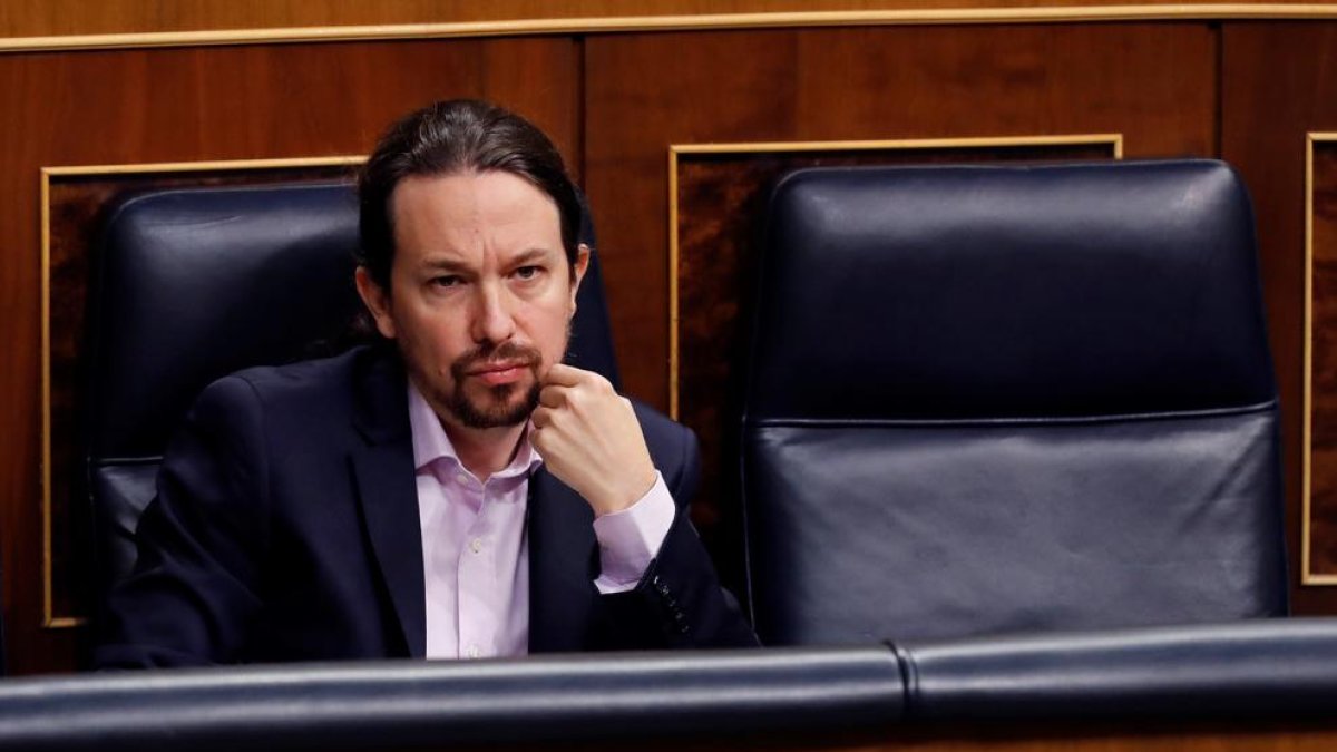 Iglesias defiende las cuentas de su partido, Podemos.