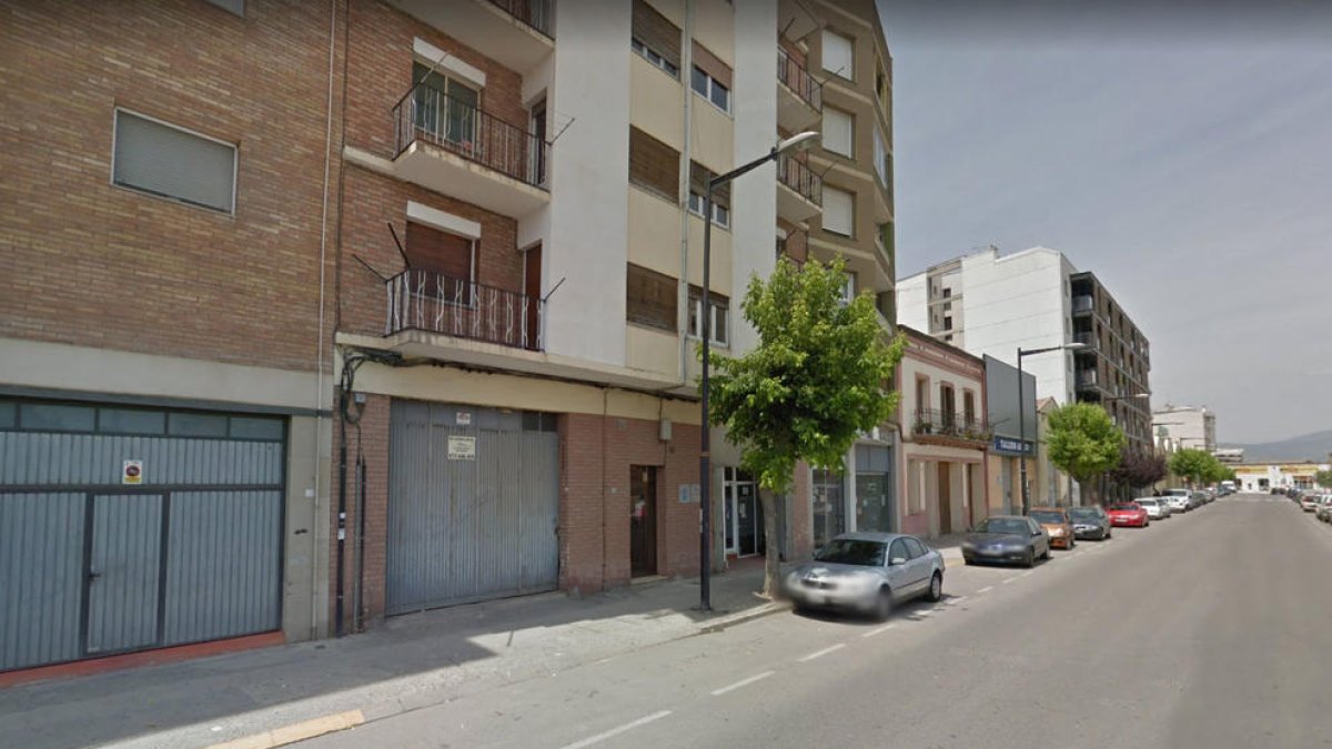 El carrer Noguera Pallaresa on s’actuarà aquest dilluns.