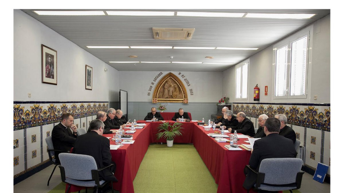 Imatge d’arxiu d’una reunió de la Conferència Episcopal Tarraconense.