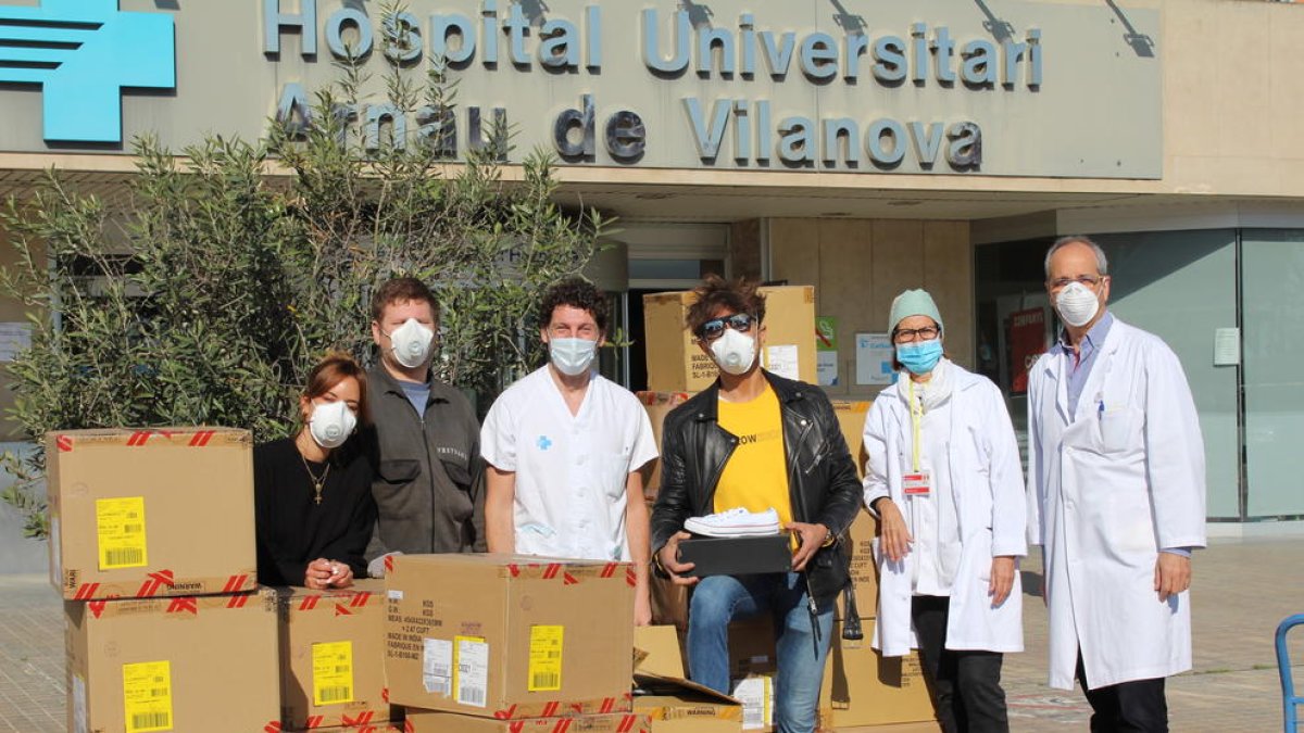 El Grup Sitgetana dóna 500 parells de sabatilles per al personal sanitari de Lleida