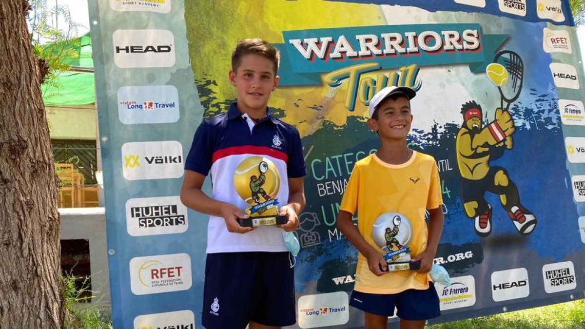 Álvaro García, del CT Lleida, subcampeón en el Warriors Tour