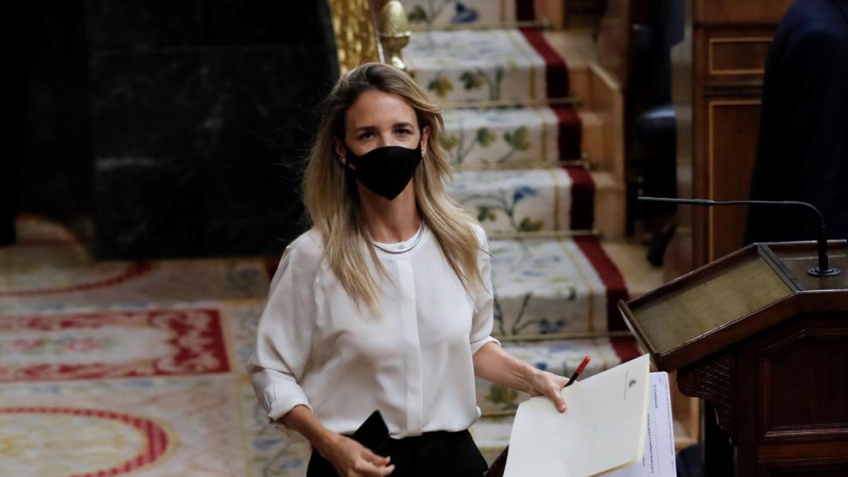 Imagen de Cayetana Álvarez de Toledo en el Congreso.